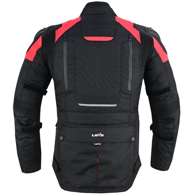 Jaqueta Premium 3/4 para moto de três camadas, adequada para as quatro estações, fluorescente para homens