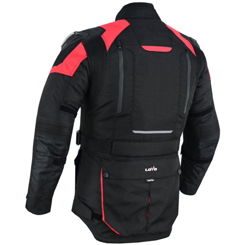 Jaqueta Premium 3/4 para moto de três camadas, adequada para as quatro estações, fluorescente para homens