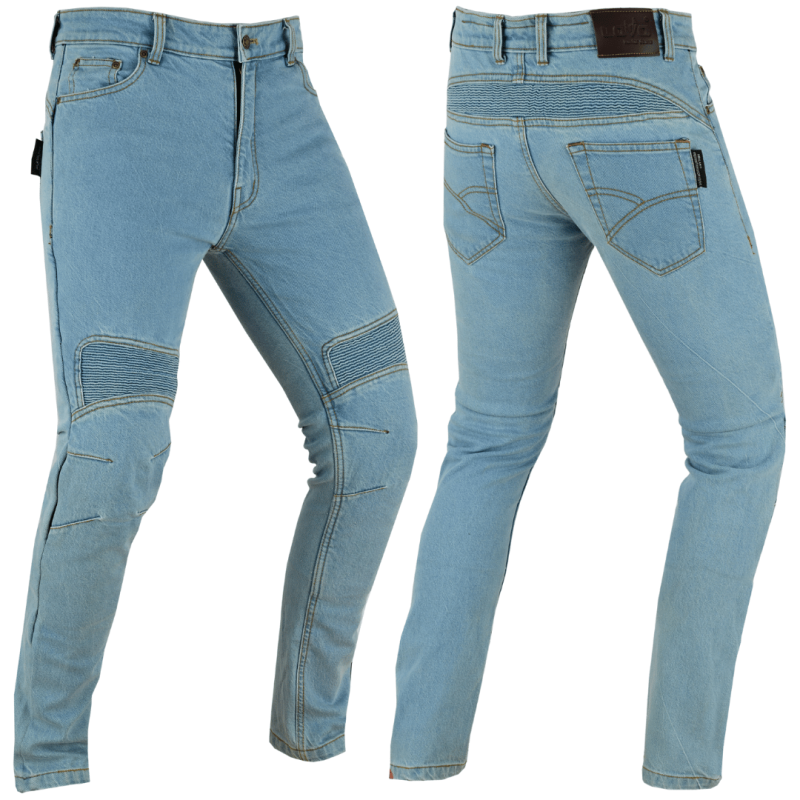 Vaqueros elásticos estrechos para moto | Pantalones de moto