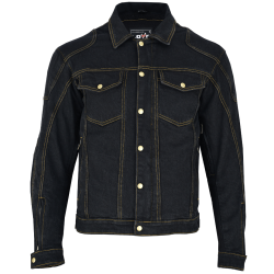 Veste moto en jean élastique ajustée | Blouson de moto