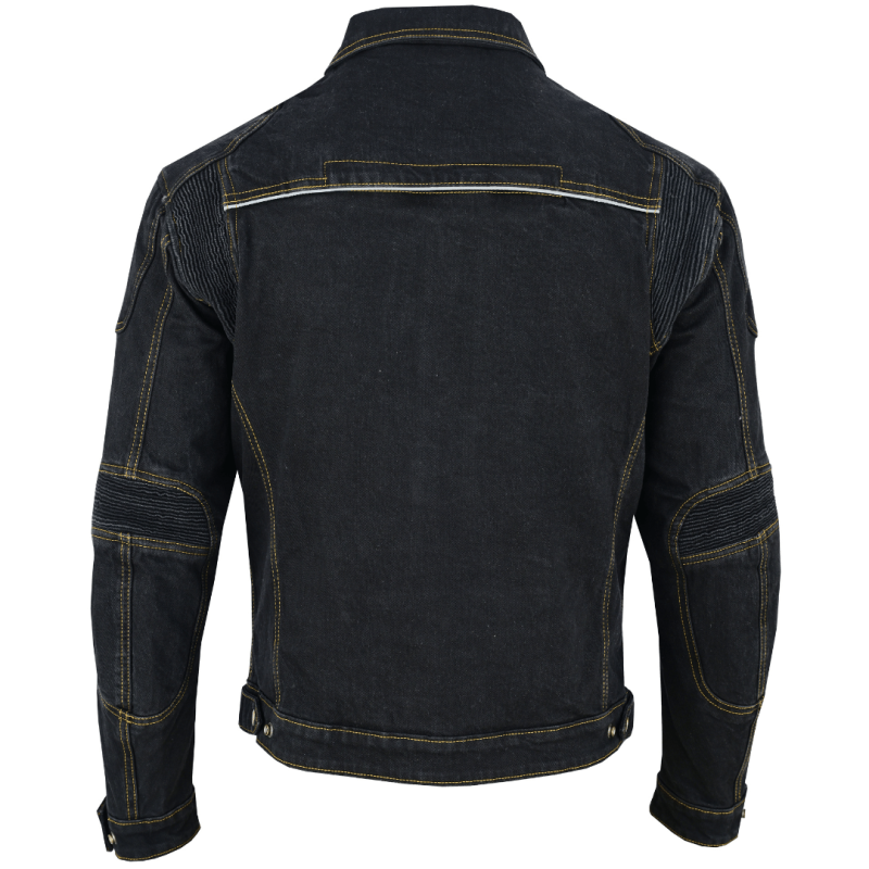 Chaqueta vaquera elástica ajustada para moto | Cazadora de moto