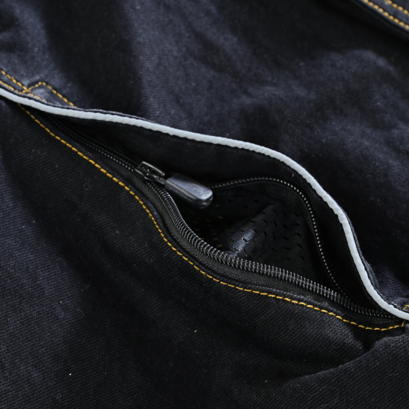 Chaqueta vaquera elástica ajustada para moto | Cazadora de moto