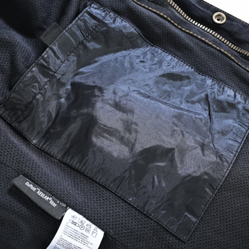 Chaqueta vaquera elástica ajustada para moto | Cazadora de moto