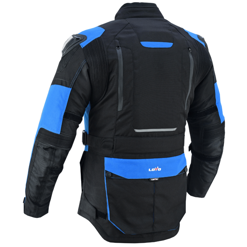 Jaqueta de motocicleta 3/4 de três camadas premium para todas as estações (para homens)