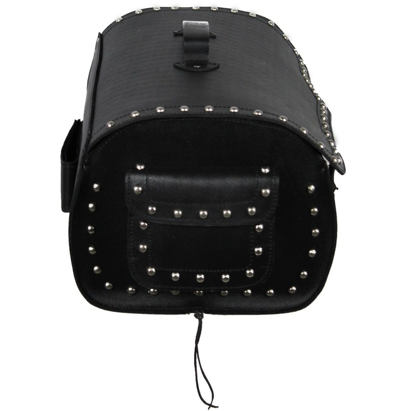 BAÚL TRASERO DE CUERO PARA CASCOS 64 LITROS