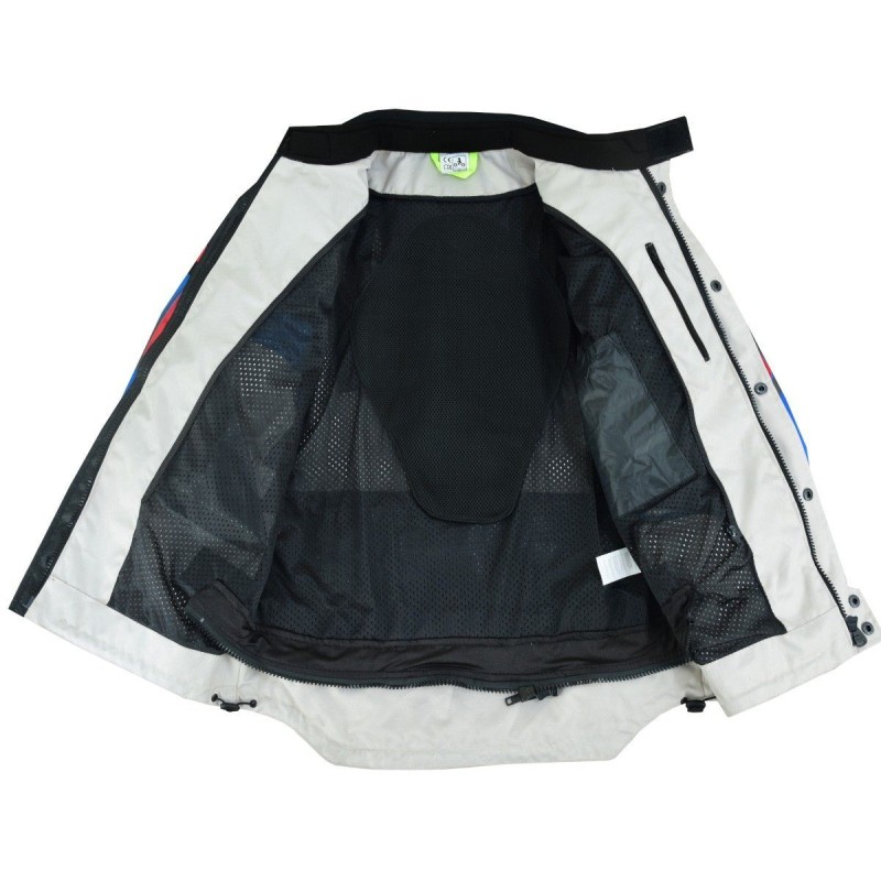 Chaqueta de moto 3/4 de tres capas premium para todas las estaciones (para hombre)
