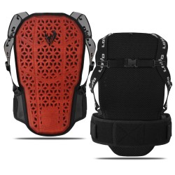 LvUx40-MaxGuard / Protetor dorsal para moto Nível 2 – Unissexo de alta segurança