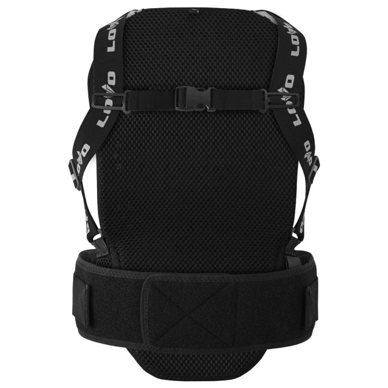 LvUx40-MaxGuard / Protetor dorsal para moto Nível 2 – Unissexo de alta segurança