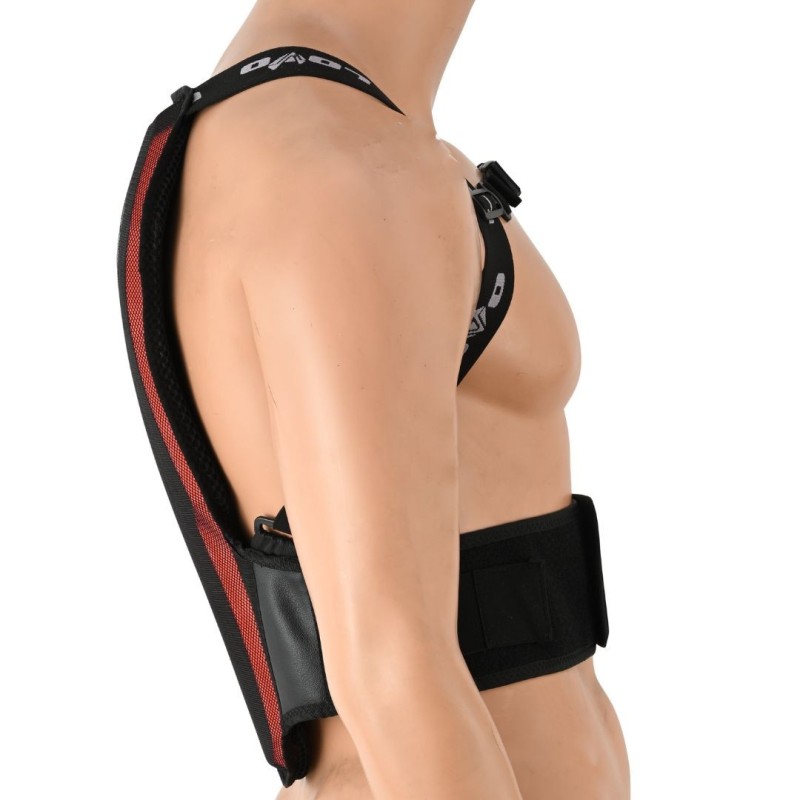 LvUx40-MaxGuard / Protetor dorsal para moto Nível 2 – Unissexo de alta segurança