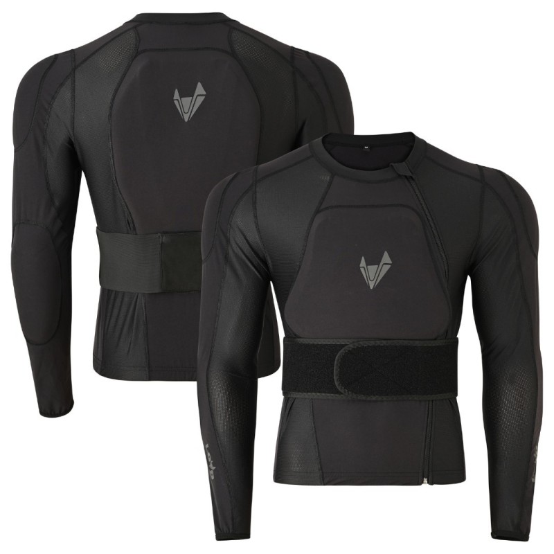 LvUx6-Tourist / Veste de Protection Moto en Mesh – Protections Poitrine, Dos, Épaules et Coudes (Unisexe)