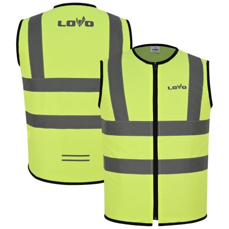 LvIs01_Guard – Chaleco Básico de Alta Visibilidad LOVO, Amarillo Fluorescente