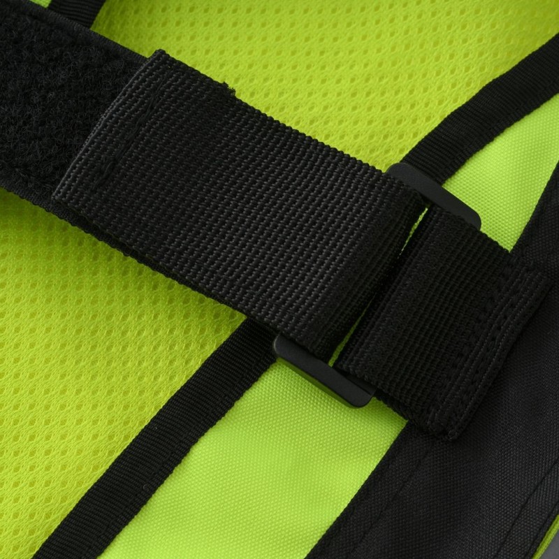 LvIs02_Guard – Chaleco de Moto de Alta Visibilidad de Doble Capa – Reflectante, Amarillo