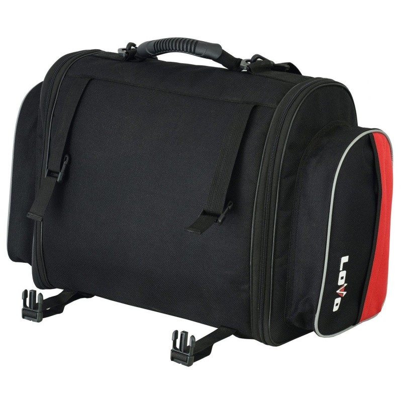 Alforjas laterales con bolsa trasera para moto