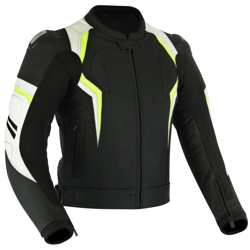 Veste en cuir moto (Unisexe)