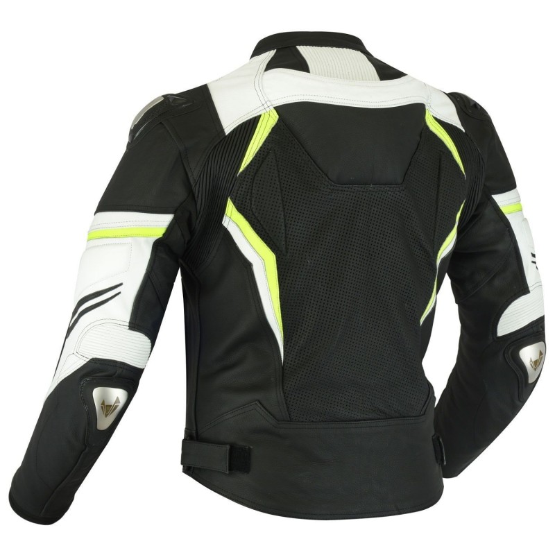 Veste en cuir moto (Unisexe)