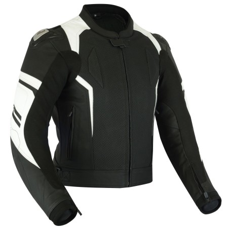 Chaqueta de cuero para moto (Unisex)