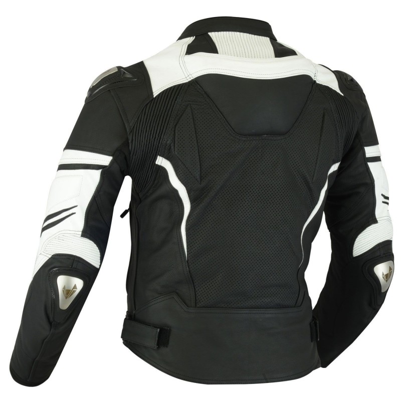 Chaqueta de cuero para moto (Unisex)