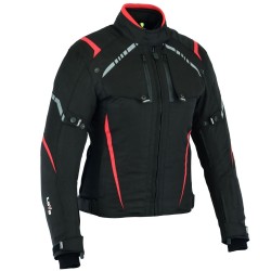 Chaqueta tricapa de toda estación para moto (Mujer)