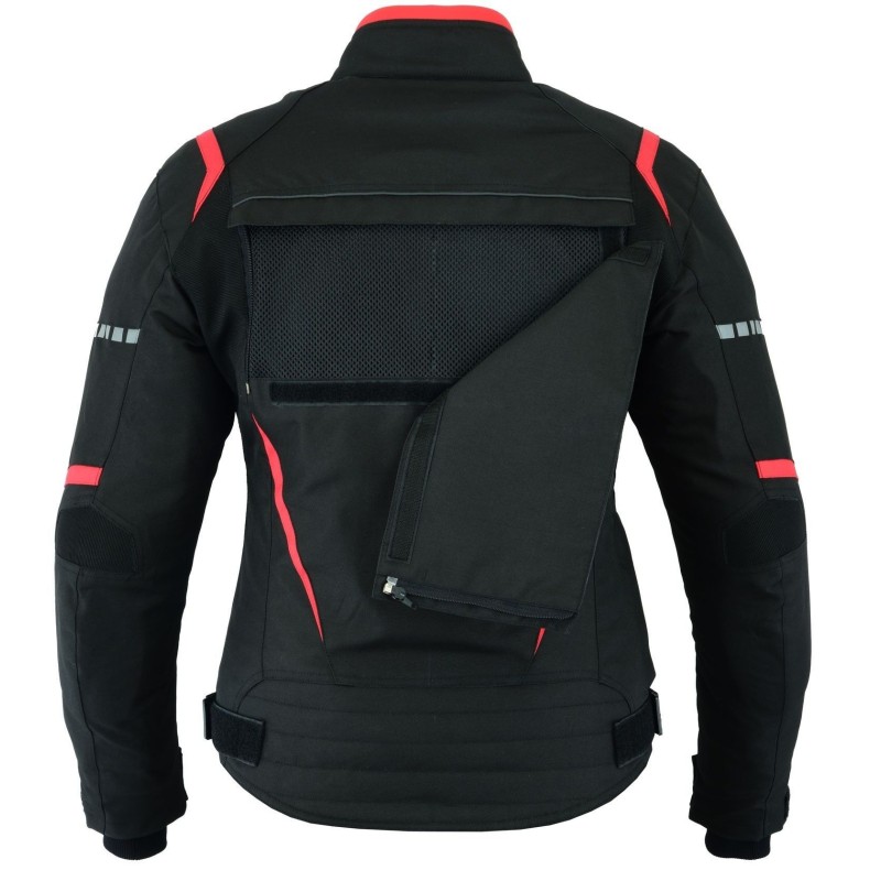 All-season three-layer jacket for motorcycles (for women)