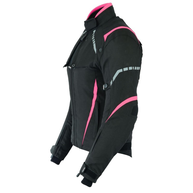Chaqueta tricapa de toda estación para moto (Mujer)