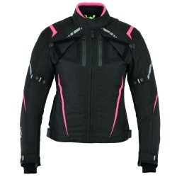 Chaqueta tricapa de toda estación para moto (Mujer)