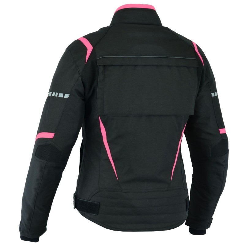 Chaqueta tricapa de toda estación para moto (Mujer)