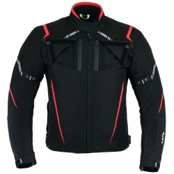 Chaqueta tricapa de toda estación para moto (Hombre)