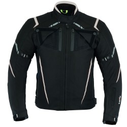 Chaqueta tricapa de toda estación para moto (Hombre)