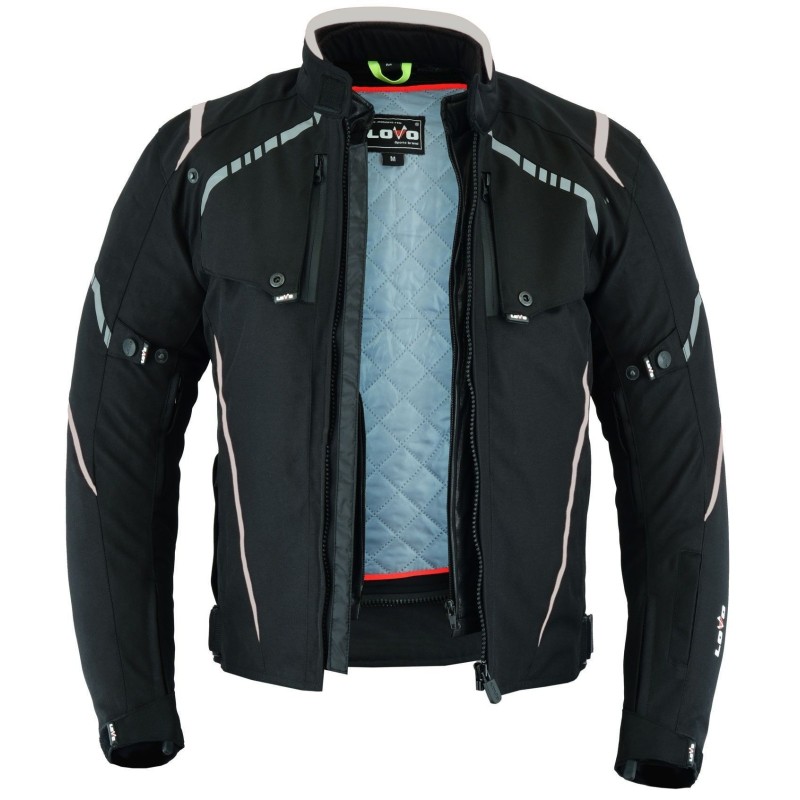 Chaqueta tricapa de toda estación para moto (Hombre)