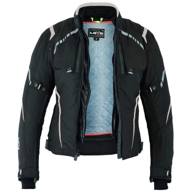 LvE30-ELITE / Chaqueta tricapa de toda estación para moto (Mujer)