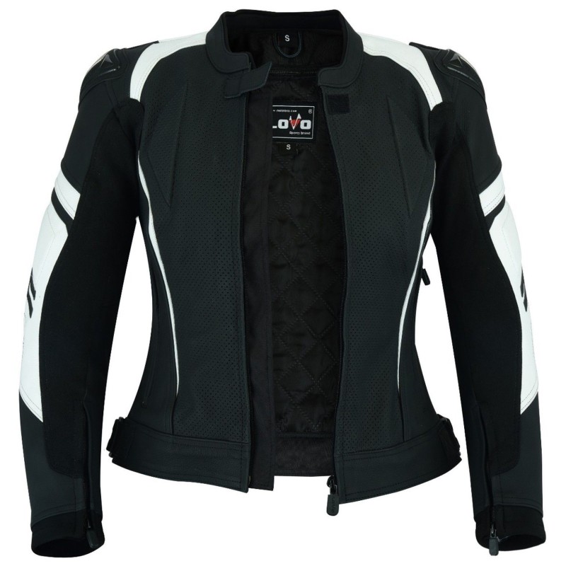 Chaqueta de cuero para moto (Unisex)