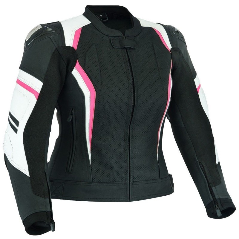 Jaqueta de couro para moto (mulheres)