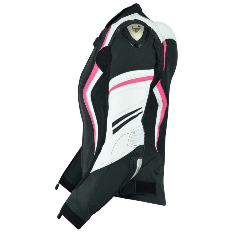 Jaqueta de couro para moto (mulheres)