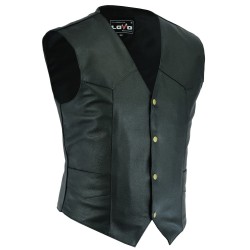 chalecos de cuero para moto Unisex