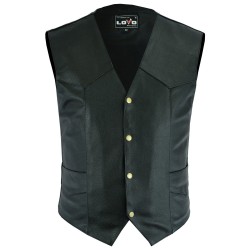 chalecos de cuero para moto Unisex