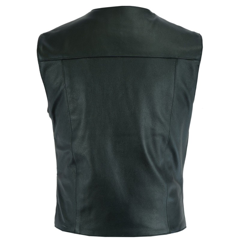 Motorrad Lederwesten Unisex