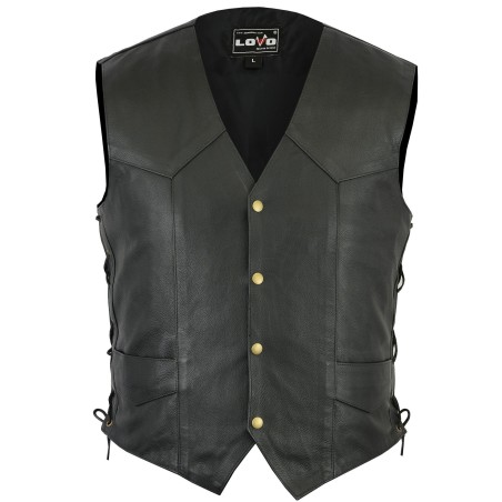 Coletes de couro de moto unisex