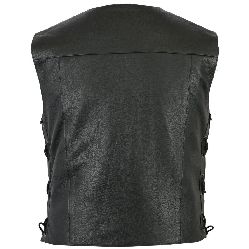 Chalecos de cuero para moto Unisex
