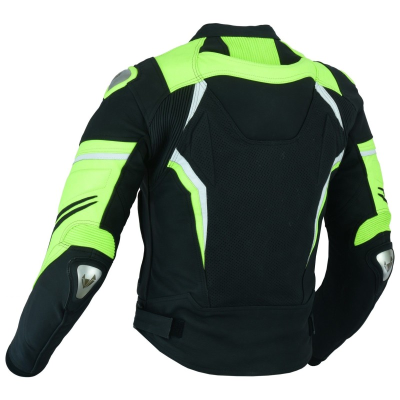 LvX97-Racer / Jaqueta de couro para moto (Unisex)