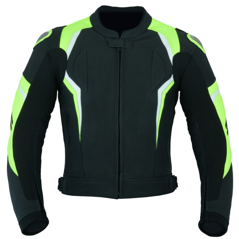 LvX97-Racer / Chaqueta de cuero para moto (Unisex)