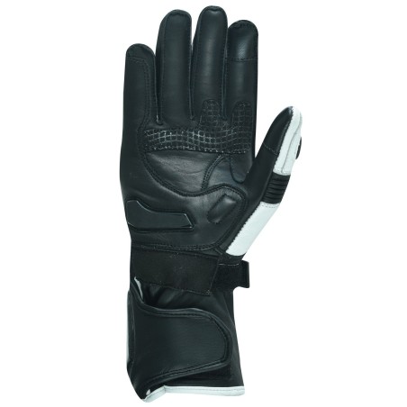 Luvas de couro para moto (Unissex)