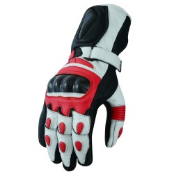 Luvas de couro para moto (Unissex)