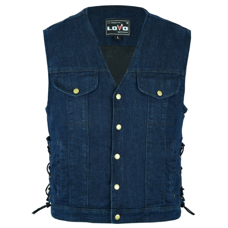 LvC10 / Chaleco Denim Vaqueros Unisex