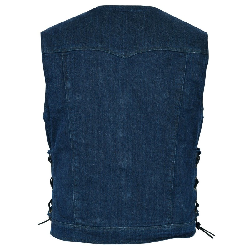 LvC10 / Chaleco Denim Vaqueros Unisex