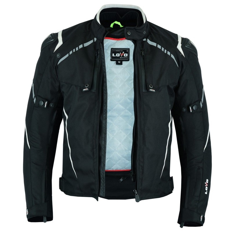 LvE22-ELITE / Chaqueta tricapa de toda estación para moto (Hombre)